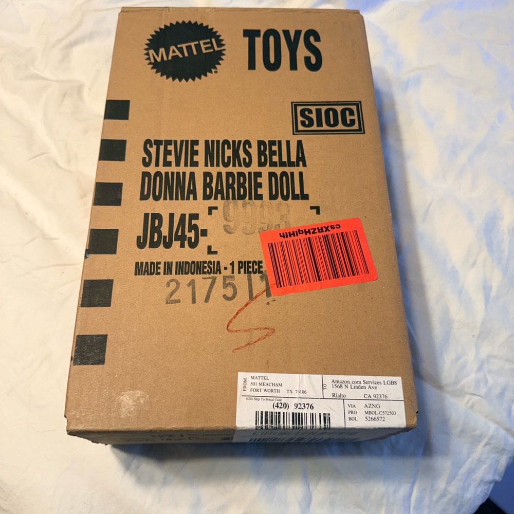 NWT Stevie Nicks Bella Donna Barbie Doll - Picture 5 of 5